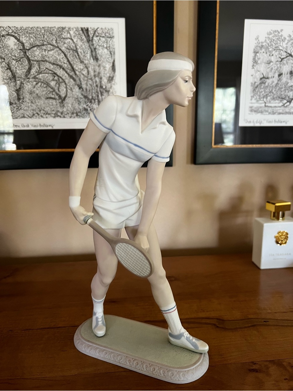 LLADRO Tennis Player Figurine - Classic Home Accent